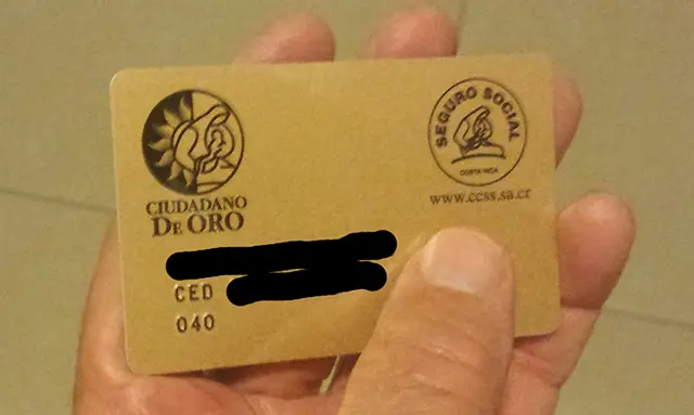 ciudadano de oro card