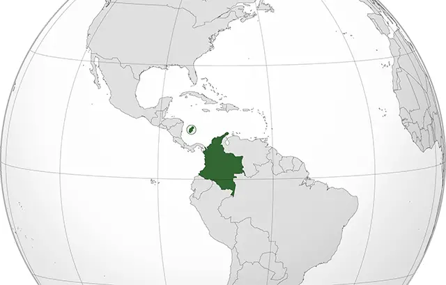 colombia long-term care map