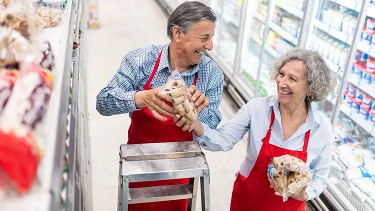 supermarket jobs for seniors