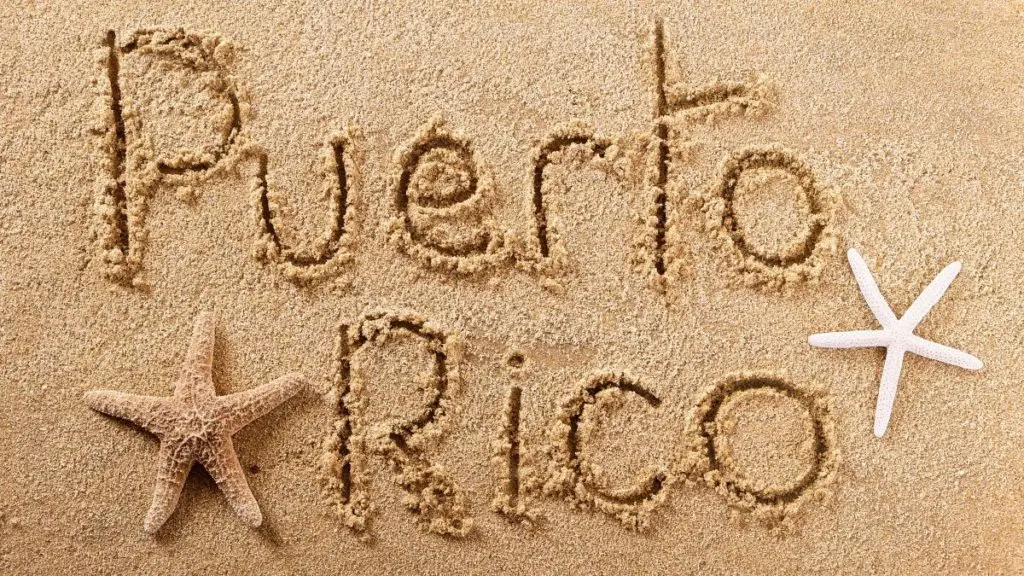 puerto rico sand text