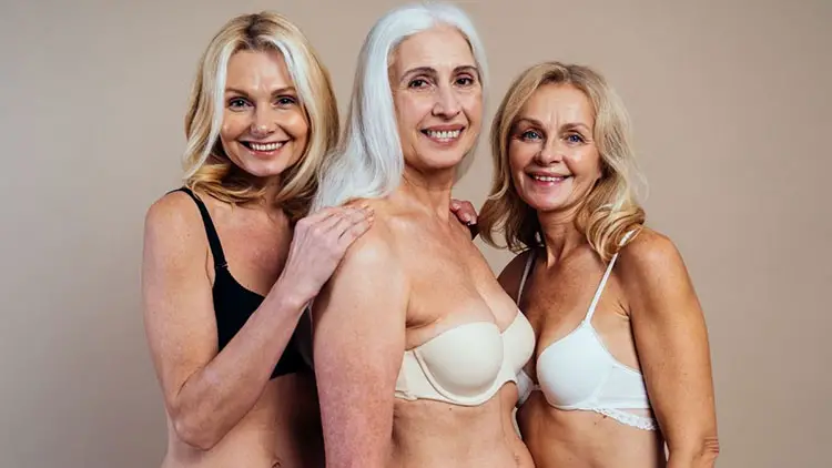 Mature Women In Bras