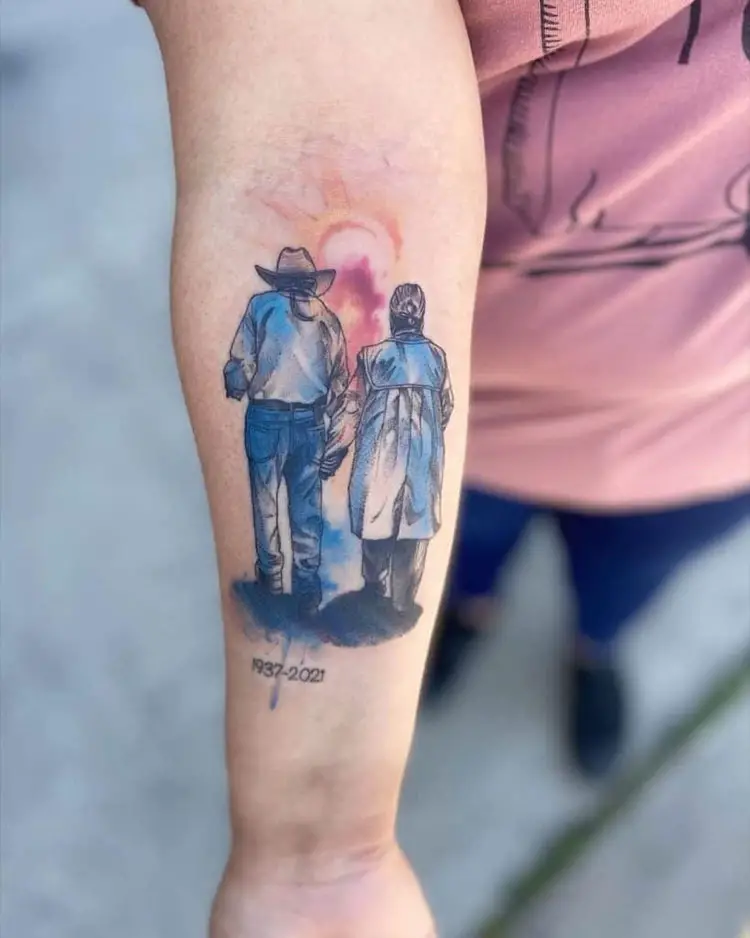 18 Memorial Tattoos For Grandpa