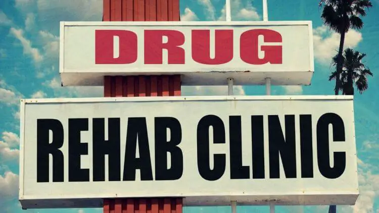 drug rehab clinic sign