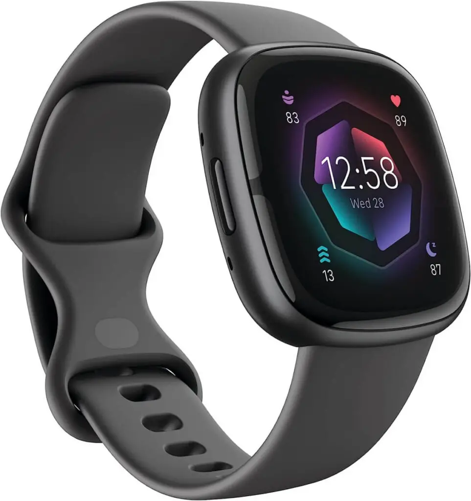 Fitbit Sense 2 in shadow gray/graphite