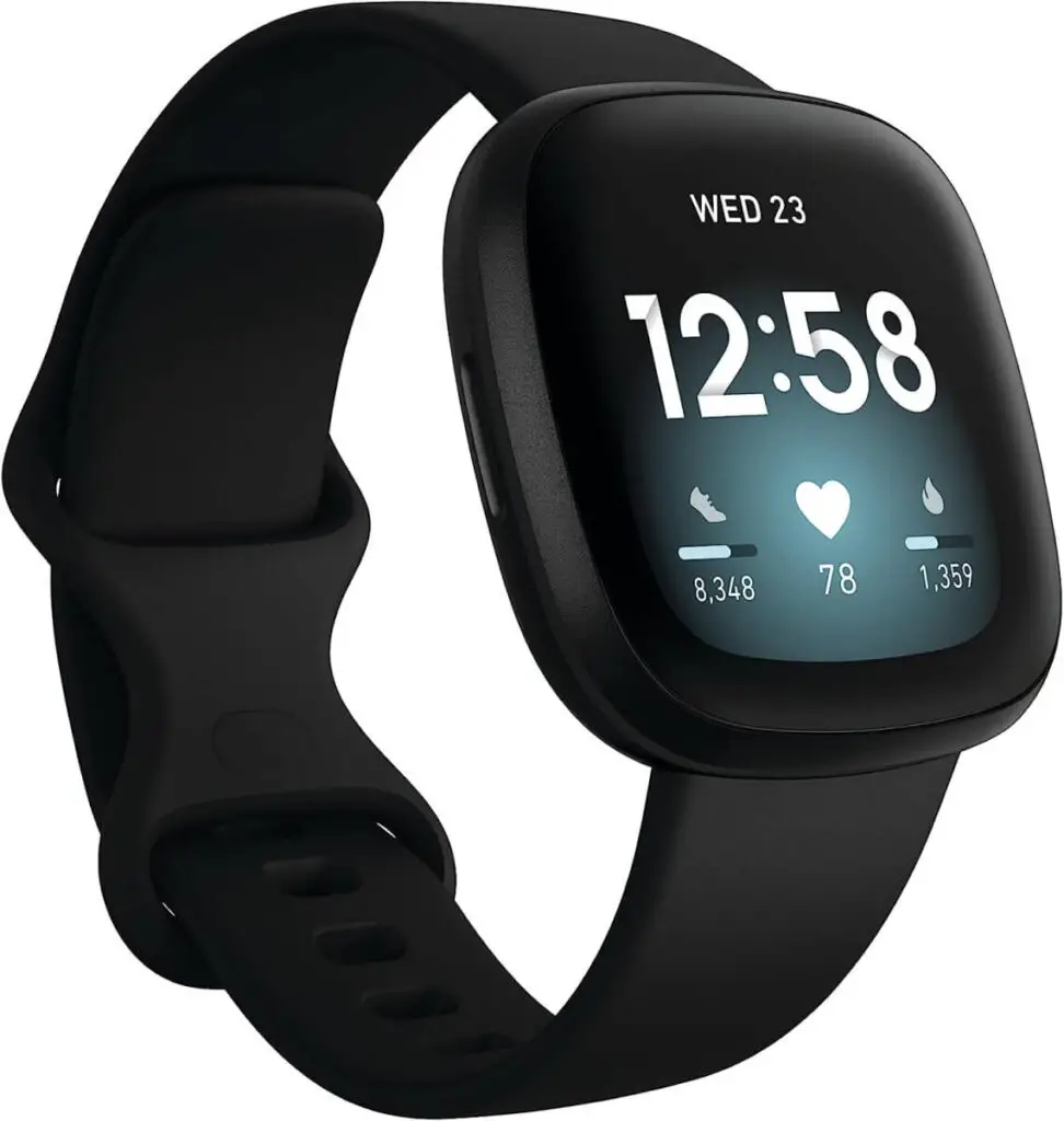 Fitbit Versa 3 in black