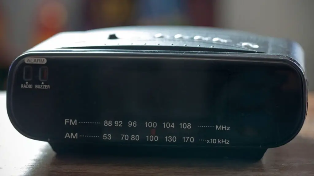 digital clock alarm radio