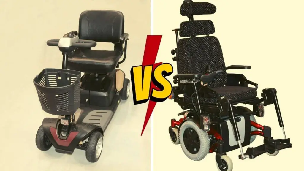mobility scooter or electric wheelchair side-by-side comparison