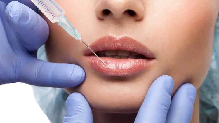 botox injection on lip