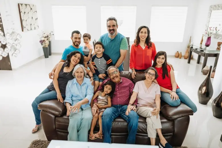 multigenerational latino family