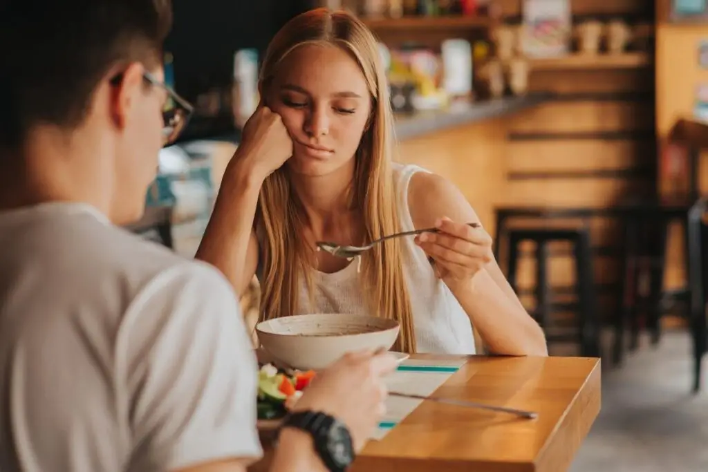 woman with no appetite